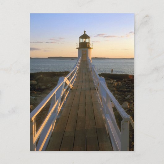 Marshall Point Lighthouse Maine Postkarte (Vorderseite)