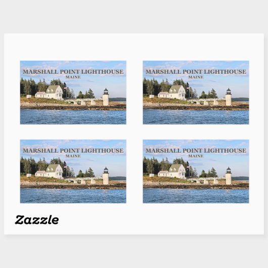 Marshall Point Lighthouse, Maine Stickers (Blatt)