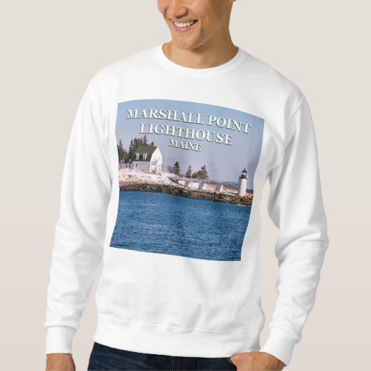 Marshall Point Lighthouse, Maine Sweatshirt (Vorderseite)