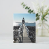 Marshall Point Lighthouse Postkarte (Stehend Vorderseite)