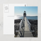 Marshall Point Lighthouse Postkarte (Vorne/Hinten)