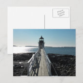 Marshall Point Lighthouse Postkarte (Vorne/Hinten)