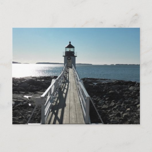 Marshall Point Lighthouse Postkarte (Vorderseite)