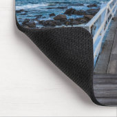 Marshall-Punkt-Leuchtturm am Sonnenuntergang Mousepad (Ecke)