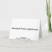 Marshall-Punkt-Leuchtturm Karte (Rückseite)