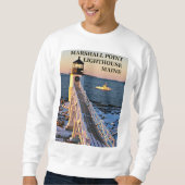 Marshall-Punkt-Leuchtturm, Maine-Sweatshirt Sweatshirt (Vorderseite)
