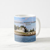 Marshall-Punkt-Licht, Tasse Hafen-Clydes Maine (VorderseiteRechts)