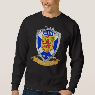 Marshall Scottish Family Clan Scotland Shield Sweatshirt