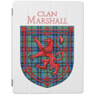Marshall Tartan Scottish Kariert Lion Rampant iPad Hülle