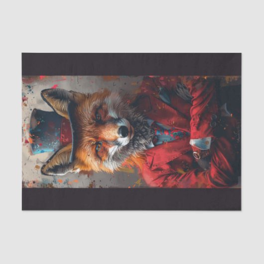 Marshall the Fox Seidenpapier (Vorderseite)