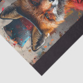 Marshall the Fox Seidenpapier (Ausschnitt)