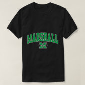 Marshall Thwäsche Herd Arch über schwarzen langen T-Shirt (Design vorne)