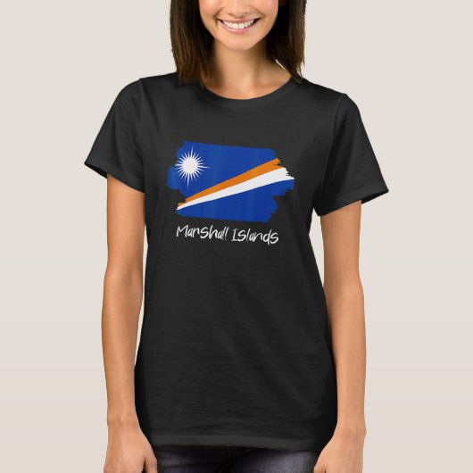 Marshallese Flag Marshallinseln T-Shirt (Vorderseite)