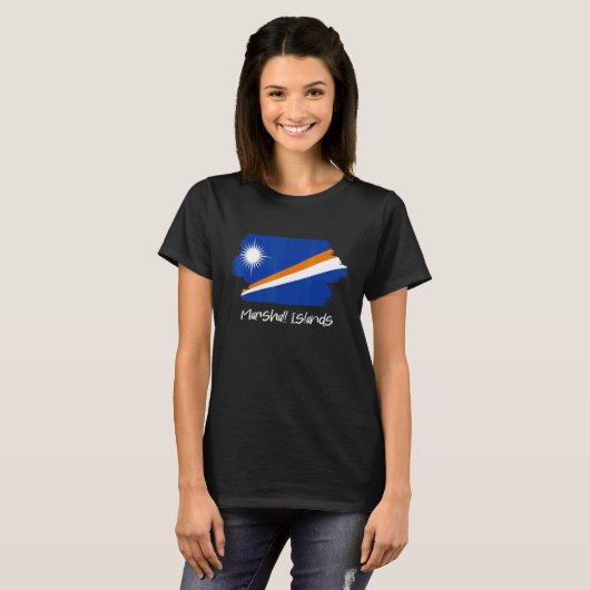 Marshallese Flag Marshallinseln T-Shirt (Vorne ganz)