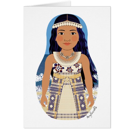 Marshallese Matryoshka Card (Vorne)