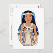 Marshallese Matryoshka Postcard Postkarte (Vorne/Hinten)