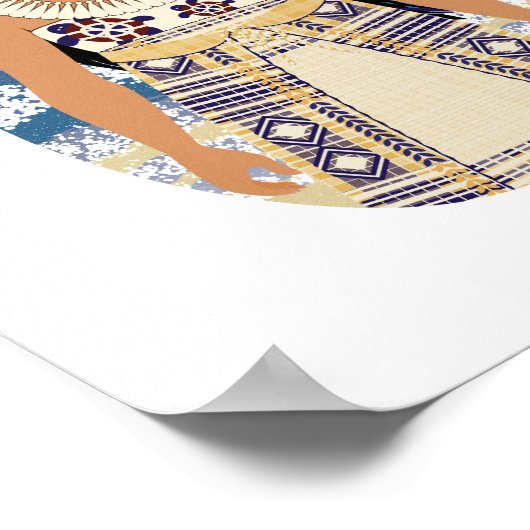 Marshallese Matryoshka Poster (Ecke)