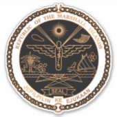 Marshallinseln Aufkleber (Vorderseite)