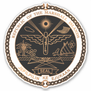 Marshallinseln Aufkleber