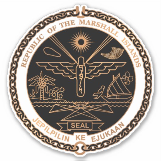 Marshallinseln Aufkleber (Vorderseite)