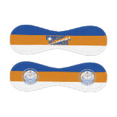 Marshallinseln Fahne und Wappen Patriotisch Baseball (Paneele)