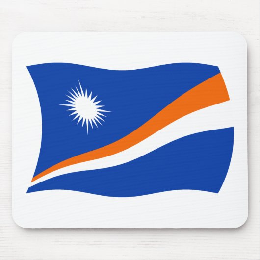 Marshallinseln-Flagge-Mauspad Mousepad (Vorne)