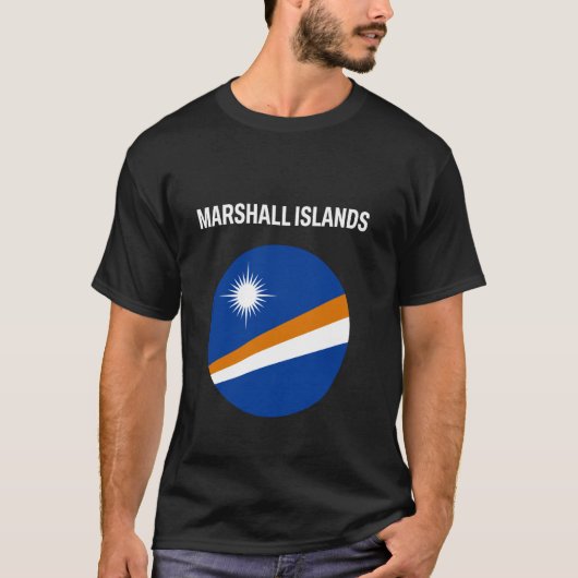 Marshallinseln-Flagge Modern T-Shirt (Vorderseite)