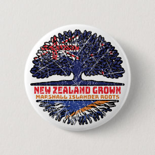 Marshallinseln Islander Neuseeland Button