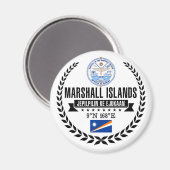 Marshallinseln Magnet (Vorderseite/Rückseite)