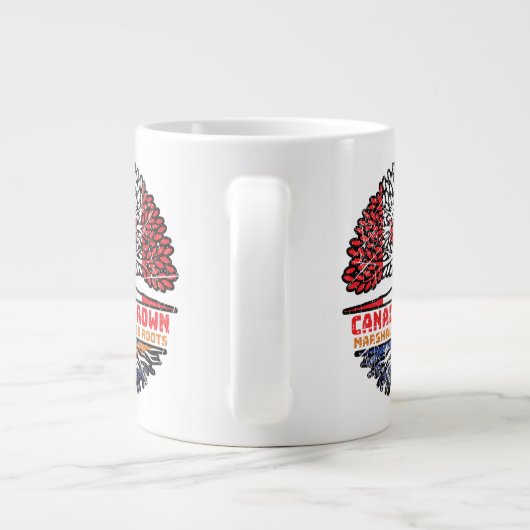 Marshallinseln Marshall Islander Kanada Jumbo-Tasse (Rückseite)