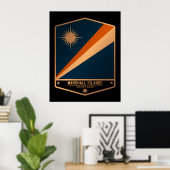 Marshallinseln Poster (Heimbüro)