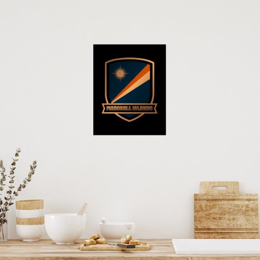 Marshallinseln Poster (Küche)