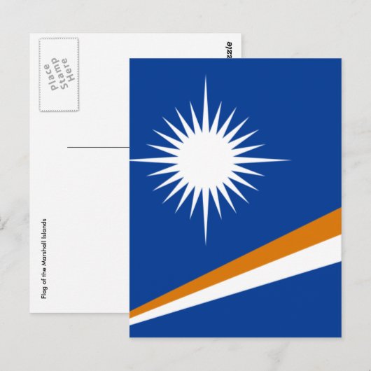 Marshallinseln Postkarte (Vorne/Hinten)