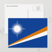 Marshallinseln Postkarte (Vorne/Hinten)