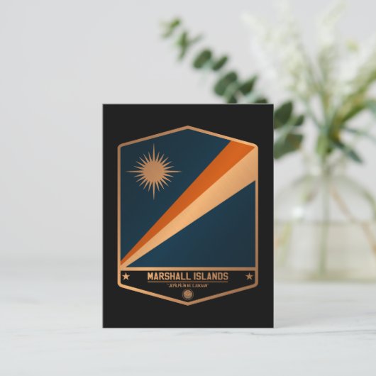 Marshallinseln Postkarte (Stehend Vorderseite)