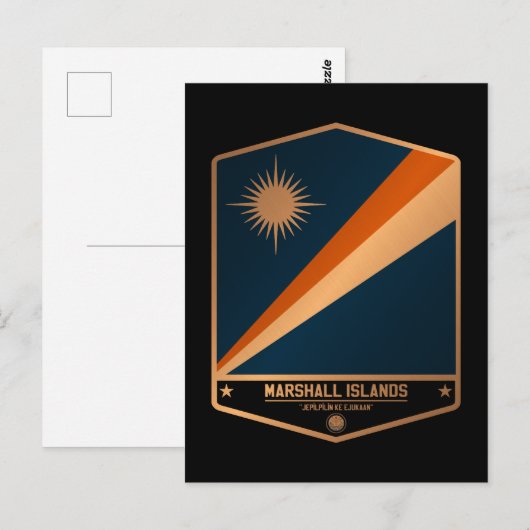 Marshallinseln Postkarte (Vorne/Hinten)