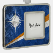 Marshallinseln Rahmen-Ornament Silber (Rechts)