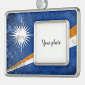 Marshallinseln Rahmen-Ornament Silber (Links)