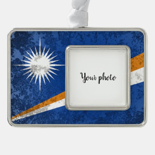 Marshallinseln Rahmen-Ornament Silber (Vorderseite)