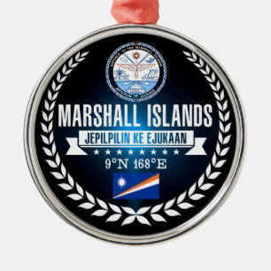 Marshallinseln Silbernes Ornament