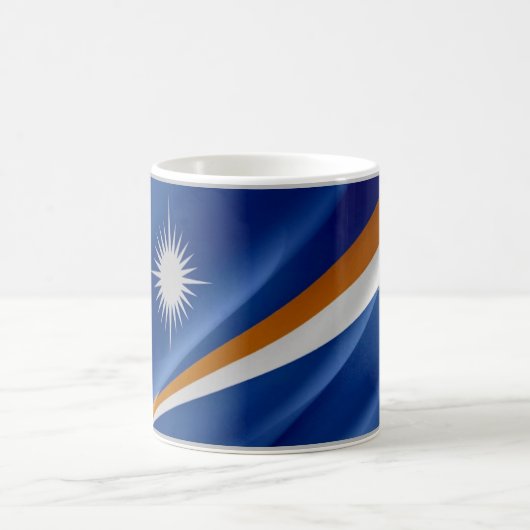 "Marshallinseln - Waving Flag - Kaffeetasse (Mittel)