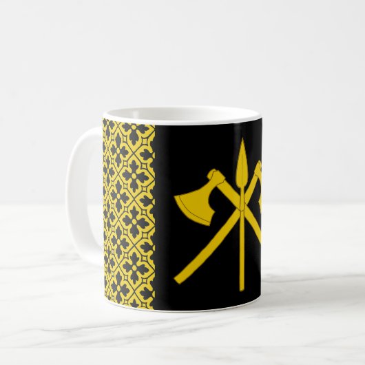 Marshallkaffee-Tasse von SCA-Braunwaffen Kaffeetasse (Vorderseite Links)