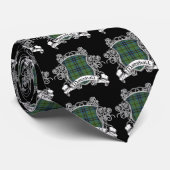 Marshalltartan-Schild Krawatte (Gerollt)