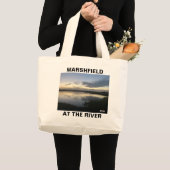 MARSHFIELD AN DER FLUSS-TASCHEN-TASCHE JUMBO STOFFBEUTEL (Vorderseite (Produkt))