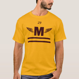 Marshfield Hoch Winged Fuß, lila T-Shirt