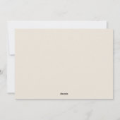 Marshland Elegance Feiertagskarte (Rückseite)