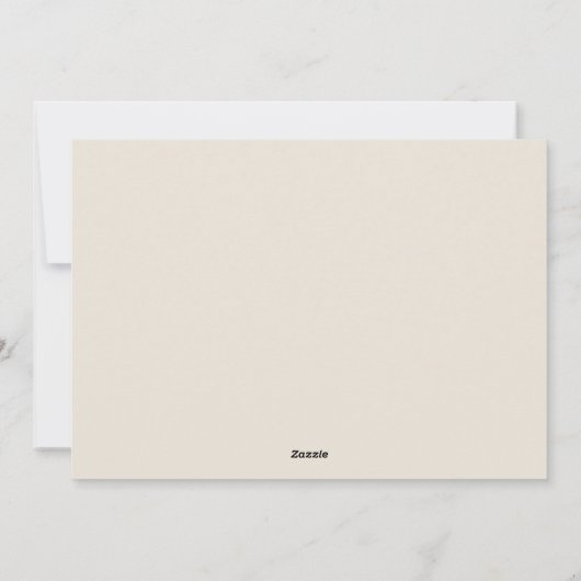 Marshland Elegance Feiertagskarte (Rückseite)