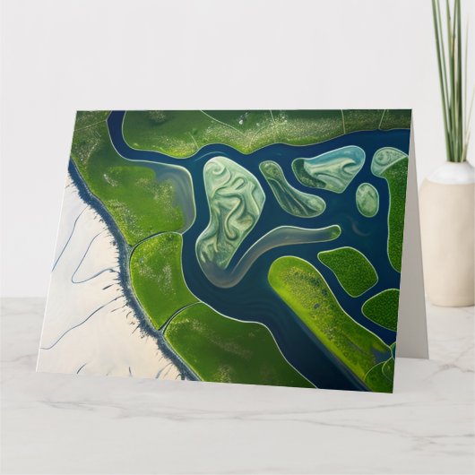 Marshland Elegance Karte (Vorderseite)