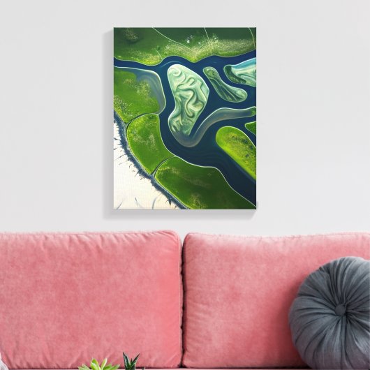 Marshland Elegance Leinwanddruck (Insitu (Wohnzimmer))