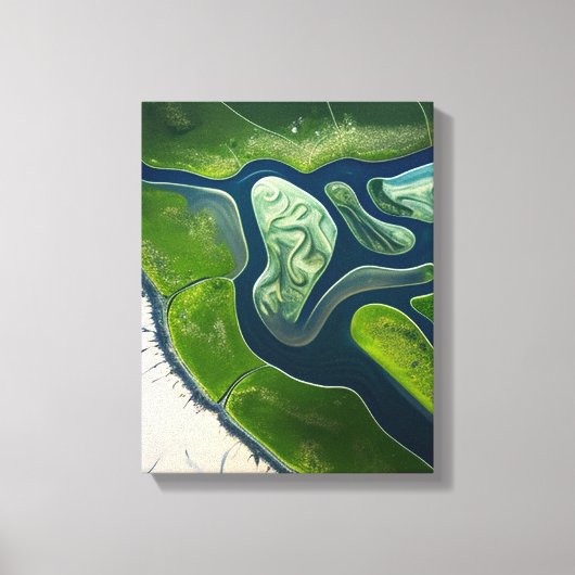 Marshland Elegance Leinwanddruck (Vorderseite)